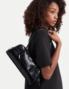 Calvin Klein Дамска чанта Emblem Trio Croco Shoulder Bag LV04F3780G