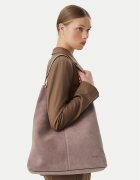 Calvin Klein Дамска чанта Slouchy Suedelarge Shoulder Bag LV04F3690G