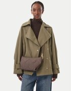 Calvin Klein Дамска чанта Woven Sueded Shoulder Bag LV04F3694G