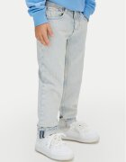 Calvin Klein Jeans Дънки LVCKSJC44B Светлосиньо Straight Fit