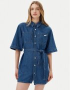 Calvin Klein Jeans Дънкова рокля J20J225169 Boxy Fit