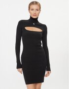 Calvin Klein Jeans Плетена рокля 2 In 1 Tight Ls Sweater Dress J20J222515 Slim Fit