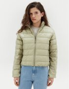 Calvin Klein Jeans Пухено яке J20J224698 Екрю Regular Fit