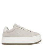 Calvin Klein Jeans Сникърси Bold Flatf Low Lace Mg Sd YW0YW01839