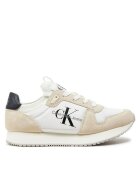 Calvin Klein Jeans Сникърси Runner Sock Laceup Ny-Lth Wn YW0YW00840