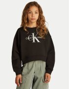 Calvin Klein Jeans Суитшърт Glitter Monologo IG0IG02823 D Boxy Fit