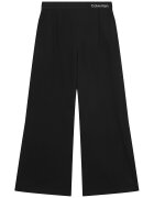 Calvin Klein Jeans Текстилни панталони Logo Tape IG0IG03091 Wide Leg