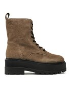 Calvin Klein Jeans Туристически oбувки Flatform Zip Laceup Mg S YW0YW01554