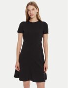 Calvin Klein Коктейлна рокля LV044C064G Екрю Slim Fit