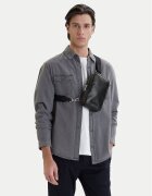 Calvin Klein Мъжка чантичка Emblem Aop Coated Square Sling LV04D3335G