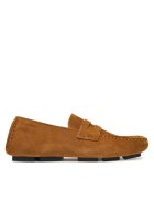 Calvin Klein Мокасини Square Driver Suede HW0HW02844