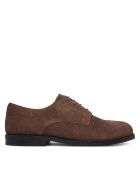 Calvin Klein Обувки Ess Rubber Derby Su HM0HM02269 Тъмнокафяв