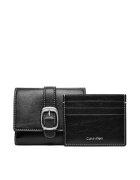 Calvin Klein Портфейл Buckle 2 In 1 Wallet LV04F1168G