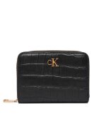 Calvin Klein Портфейл Ck Croc Medium Flap Zip Around LV04F1095G