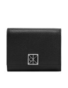 Calvin Klein Портфейл Emblem Hw Pebble Trifold W/Zip LV04F1128G