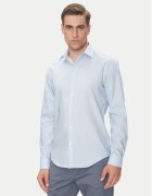 Calvin Klein Риза LV019EU017 Светлосиньо Slim Fit