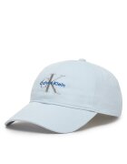 Calvin Klein Шапка с козирка Monologo Embroidery Baseball Hat LV04K5026G Светлосиньо