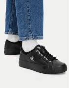 Calvin Klein Сникърси Vulc Flatf Laceup Lth Fur HW0HW03235