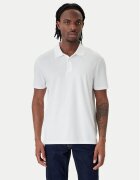 Calvin Klein Тениска с яка и копчета Birdseye LV04LF208G Regular Fit