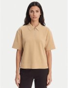 Calvin Klein Тениска с яка и копчета LV044E241G Relaxed Fit