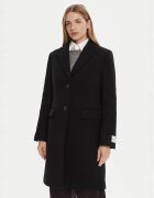 Calvin Klein Вълнено палто LV044D558G Slim Fit