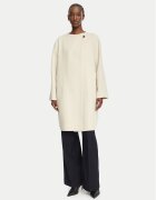 Calvin Klein Вълнено палто LV044H537G Relaxed Fit