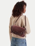 Coccinelle Дамска чанта P6P Boheme Suede Bimaterial E1 P6P 12 01 01 Бордо