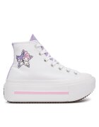 Converse Кецове Chuck Taylor All Star Lift Double Stack A21835C Бял