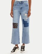 Desigual Дънки Patches 25WWDD20 Wide Leg