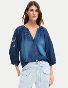 Desigual дънкова риза 26SWBW16 Relaxed Fit