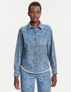Desigual дънкова риза Pasleyblue 25WWEW68 Loose Fit