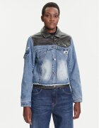 Desigual Дънково яке Contrast Mickey 25WWED16 Regular Fit