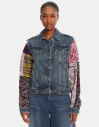 Desigual Дънково яке Etnic 25WWED14 Regular Fit