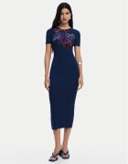 Desigual Ежедневна рокля 25SWVF13 Slim Fit