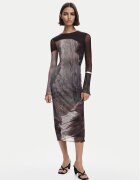 Desigual Ежедневна рокля Abyss Lacroix 25WWVK01 Slim Fit
