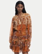 Desigual Ежедневна рокля Bohoshort 25WWVW18 Relaxed Fit