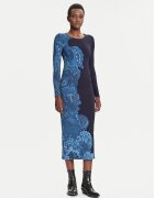 Desigual Ежедневна рокля Limbani 25WWVK31 Slim Fit