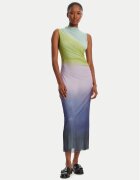 Desigual Коктейлна рокля Lola 25WWVK18 Slim Fit