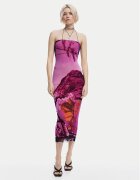 Desigual Лятна рокля Lakecomo 25SWVK39 Slim Fit