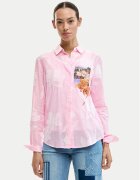 Desigual Риза Cam Pinkjack 26SWCW12 Regular Fit