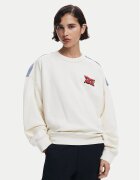 Desigual Суитшърт Mickey Mouse 25SWSK39 Екрю Regular Fit