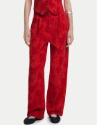 Desigual Текстилни панталони Suitrojo 25SWPW33 Straight Fit