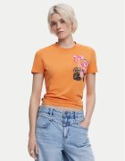 Desigual Тишърт Botanical 25SWTK48 Slim Fit