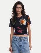 Desigual Тишърт Des Moines 25SWTK88 Regular Fit