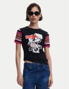 Desigual Тишърт Minnie 25SWTK39 Slim Fit
