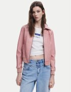 Desigual Яке от имитация на кожа 25SWEW47 Loose Fit
