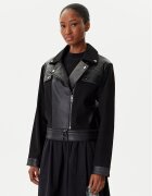 Desigual Яке от имитация на кожа Motor 25WWEW53 Regular Fit