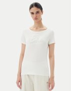 EA7 Emporio Armani Тишърт 7W000184 AF10373 U0005 Екрю Regular Fit