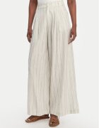 Eleh Текстилни панталони SS260272 Екрю Relaxed Fit