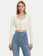 Elisabetta Franchi Кардиган MK53S51E2 Екрю Regular Fit